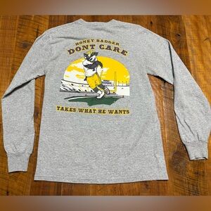 Gildan Long Sleeve Honey Badger Tee Shirt Size Small